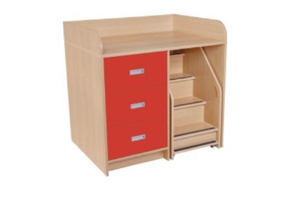 Image de la catégorie Tables à langer hêtre + couleur