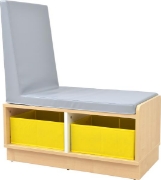 Image de Armoire basse avec fauteuil