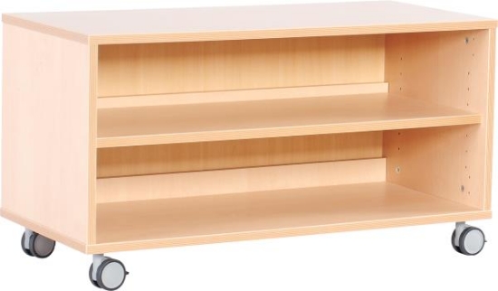 Image de Armoire à roulettes+freins avec 1 étagère