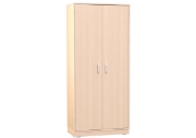 Image de Armoire haute avec portes battantes et 4 étagères
