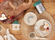 Image de Assiette avec antidérapant - happy rascals