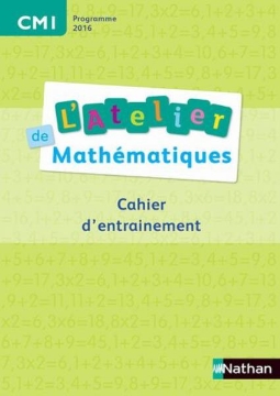 Agrandir l'image de Atelier de Maths- Cahier - CM1 Image de Atelier de Maths- Cahier - CM1
