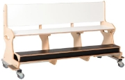 Image de Banc haut mobile avec repose-pieds surélevé
