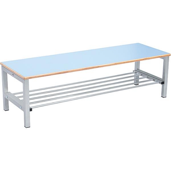 Image de Banc FLEXI pour vestiaire 120 x 40 x H 35 cm bleu