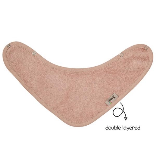 Image de Bavoir Timboo, misty rose