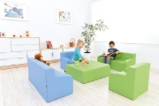 Image de Bloc en mousse - Table Bleue