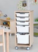 Image de Colonne M bouleau pour bacs plastique