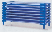 Image de Couchette empilable - lit de repos, jaune