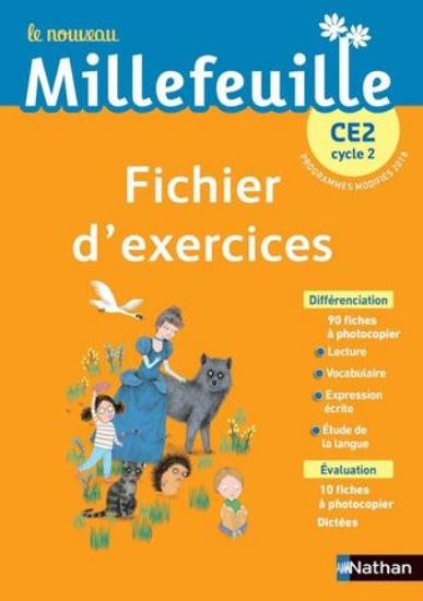 Image de Nouveau Millefeuille CE2 - Fichier d'exercices à photocopier - 2019