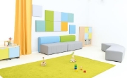 Image de Panneau acoustique carré, gris clair
