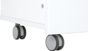 Image de Petit bac sur roulettes -  blanc
