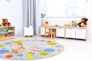 Image de Petit bac sur roulettes -  blanc