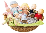 Image de Poupées, panier à trésors