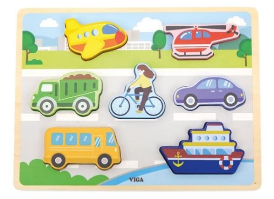 Image de Puzzle - Les transports