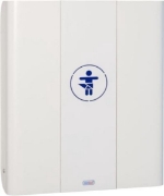 Image de Table à langer escamotable blanc