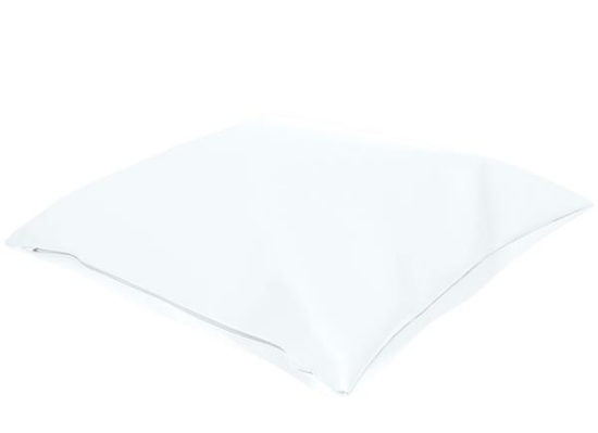 Image de Tapis à billes 100x100x40 cm blanc
