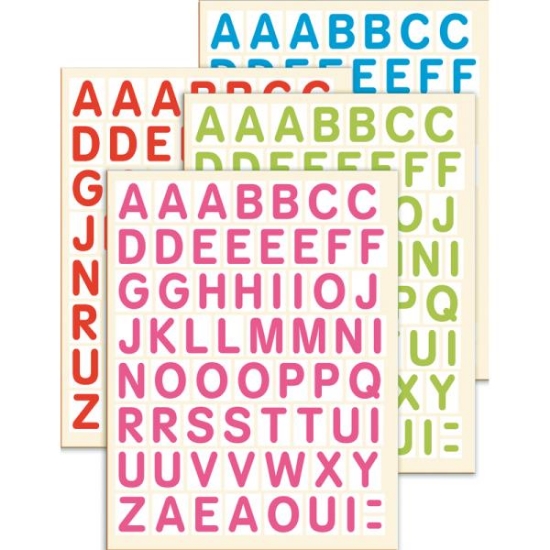 Image de Gommettes lettre majuscule - les 2 pochettes