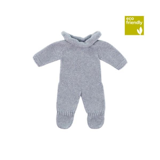 Image de Pyjama tricoté 32 cm – Bleu gris