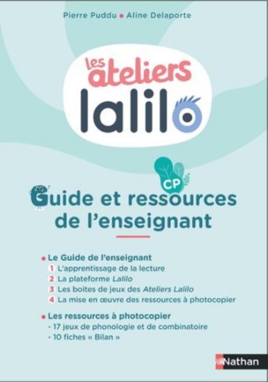 Image de Les ateliers Lalilo -  CP - Guide pédagogique + Ressources