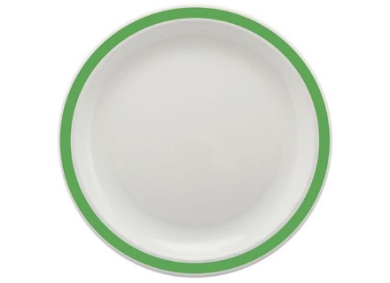 Image de Grande assiette verte émeraude