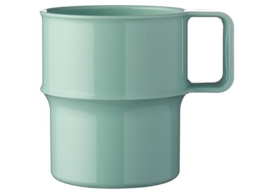Image de Gobelet avec anse vert ancien