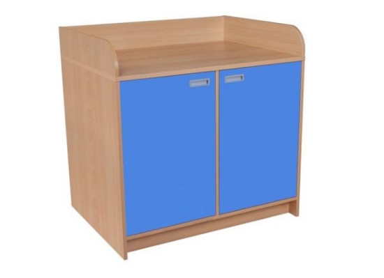 Image de Table à langer 5 Erable - bleu