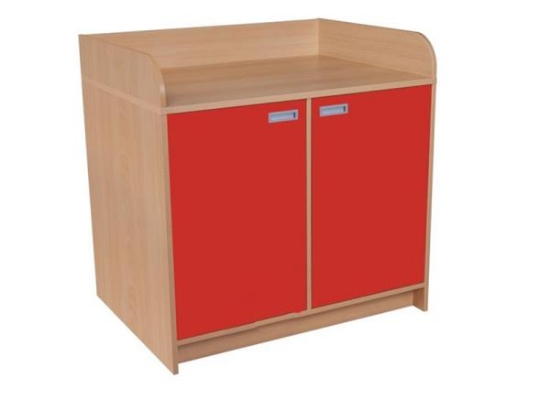 Image de Table à langer 5 Erable - rouge