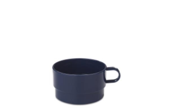Image de Bol à soupe avec anse bleu marine