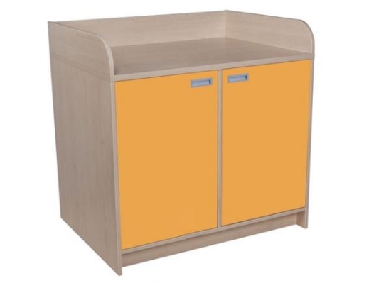 Image de Table à langer 5 Erable - orange