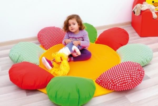 Image de Tapis de jeu doux fleur