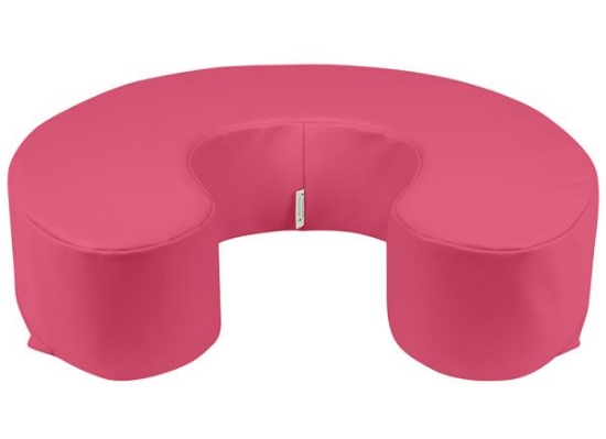 Image de Coussin fer à cheval - Framboise