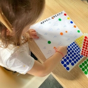 Image de Gommettes repositionnables géométriques teintes pastel, les 4170