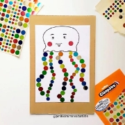Image de Gommettes repositionnables géométriques teintes pastel, les 4170