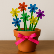 Image de Perles fleurs 6 couleurs, les 375