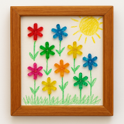 Image de Perles fleurs 6 couleurs, les 375