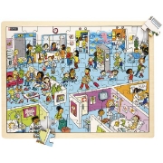 Image de Maxipuzzle bois - L'hôpital