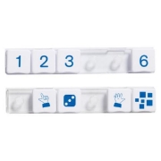 Image de Pions-Numération de 1 à 6