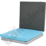 Image de 1 tapis pliable en 3 - Bleu-gris