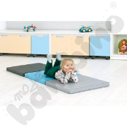 Image de 1 tapis pliable en 3 - Bleu-gris