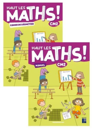 Image de Haut les maths ! CM2 - Manuel + cahier de géométrie