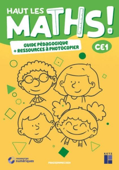 Image de Haut les maths ! CE1 - Guide pédagogique + ressources à photocopier