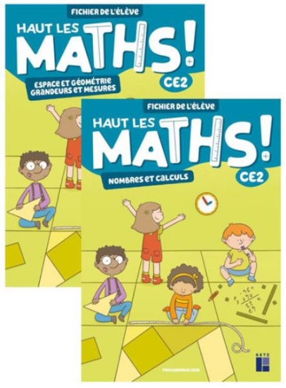 Image de Haut les maths ! CE2 - Fichier de l'élève en 2 volumes