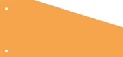 Image de Intercalaires trapèze en carton orange, les 100