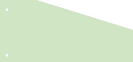 Image de Intercalaires trapèze en carton vert, le 100
