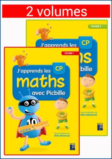 Image de J'apprends les maths avec Picbille CP - Fichier en 2 volumes