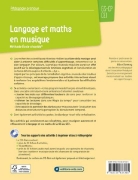 Image de Langage et maths en musique - Méthode École chantée GS - CP - CE1 (+ CD Rom)