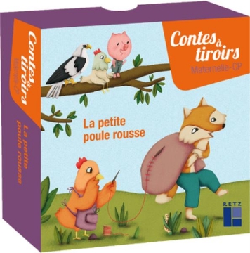 Agrandir l'image de La petite poule rousse - Contes à tiroirs Maternelle CP Image de La petite poule rousse - Contes à tiroirs Maternelle CP