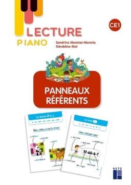 Agrandir l'image de Lecture Piano CE1 - Panneaux référents Image de Lecture Piano CE1 - Panneaux référents