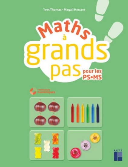 Image de Maths à grands pas PS MS (+ CD-Rom/Téléchargement)
