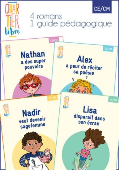 Image de Quartier libre : Pack de 4 titres en 1 ex + guide pédagogique